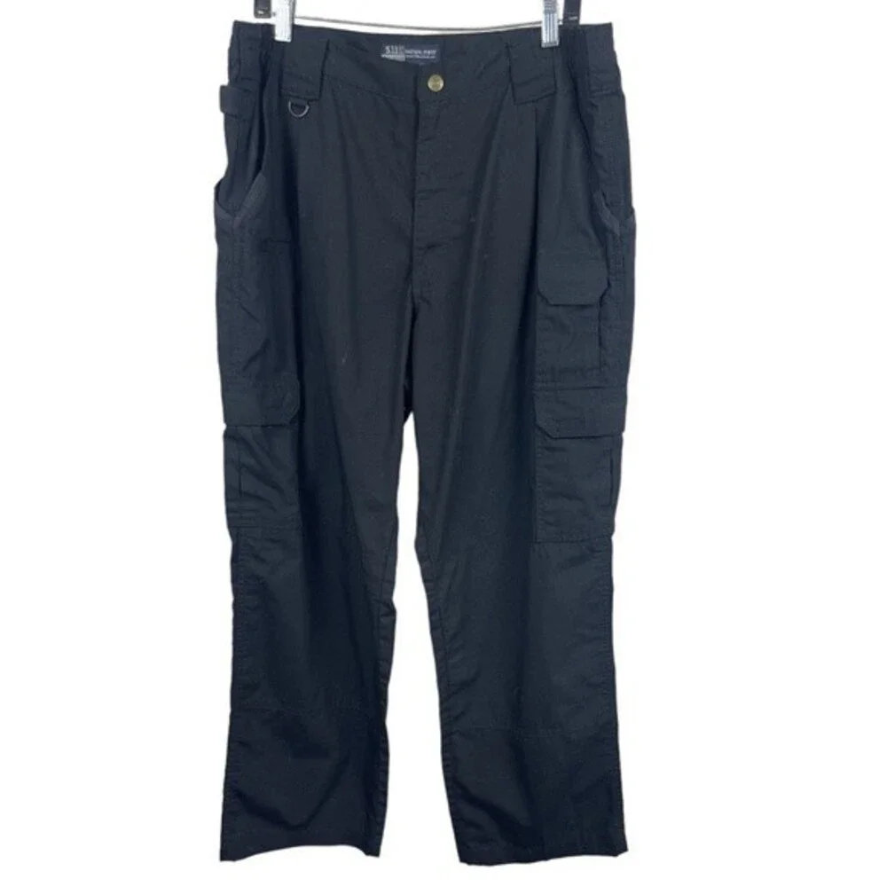 5.11 Tactical Taclite Pro Ripstop Pant Black Cargo Pocket Gusset Utility Pants