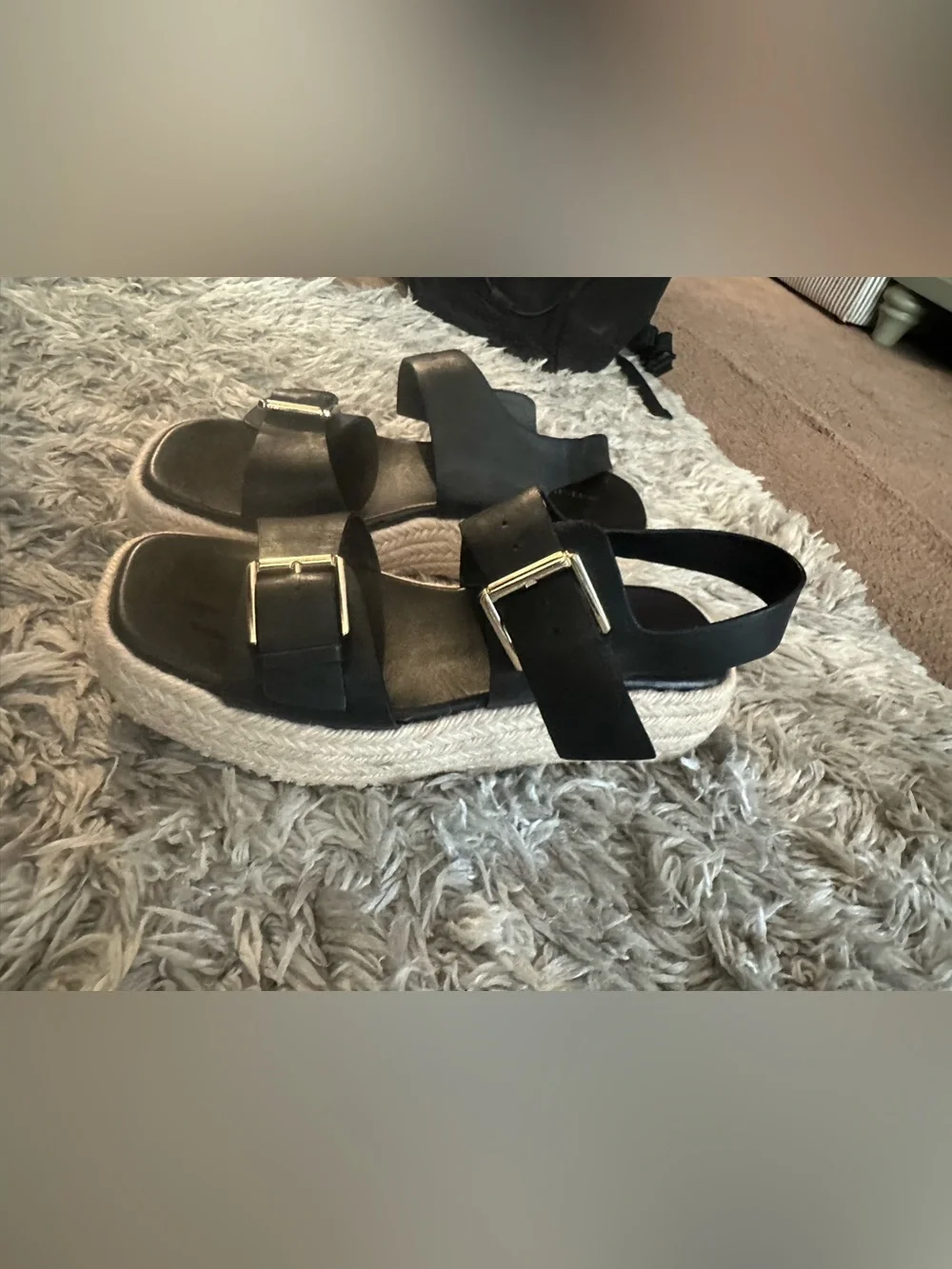 Nordstrom black leather