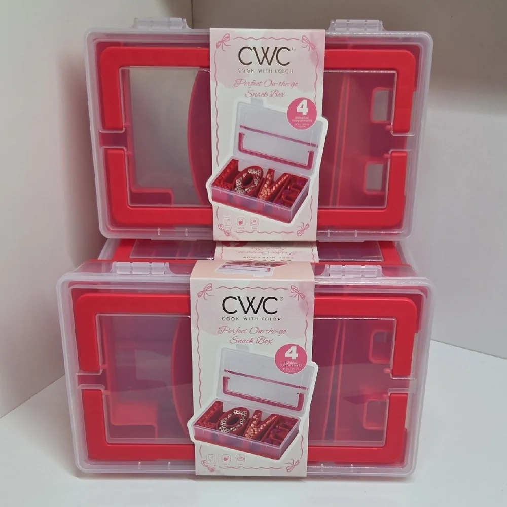 CWC Red LOVE Storage Snack Box (Listing Is For One Box)