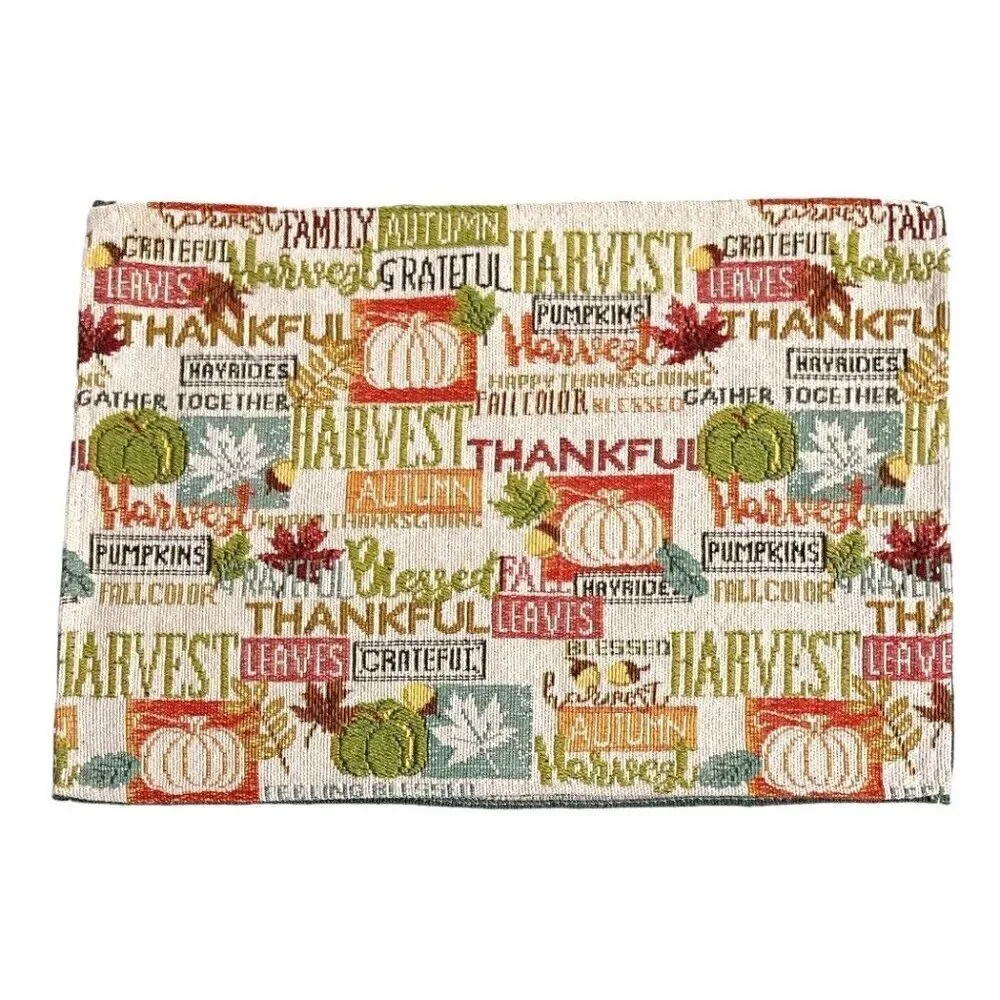Unbranded tapestry placemats