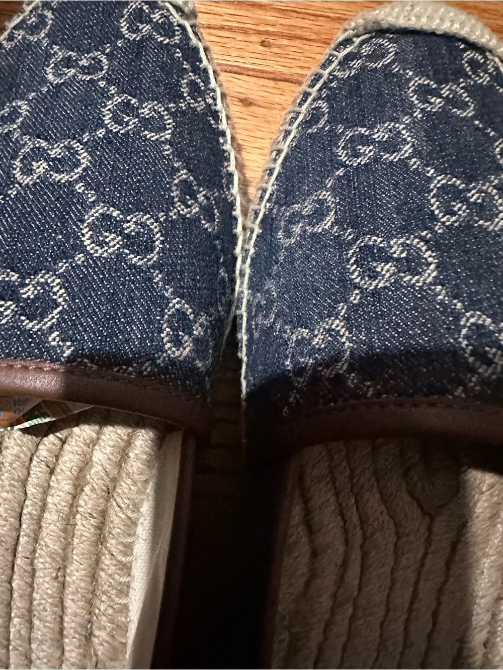 Gucci denim upper