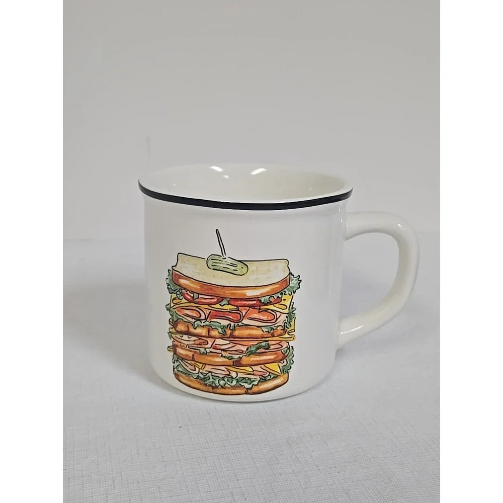 Pottery Barn Friends‎ Mug Ceramic Coffee Cup Joey Doesn't Share Food
