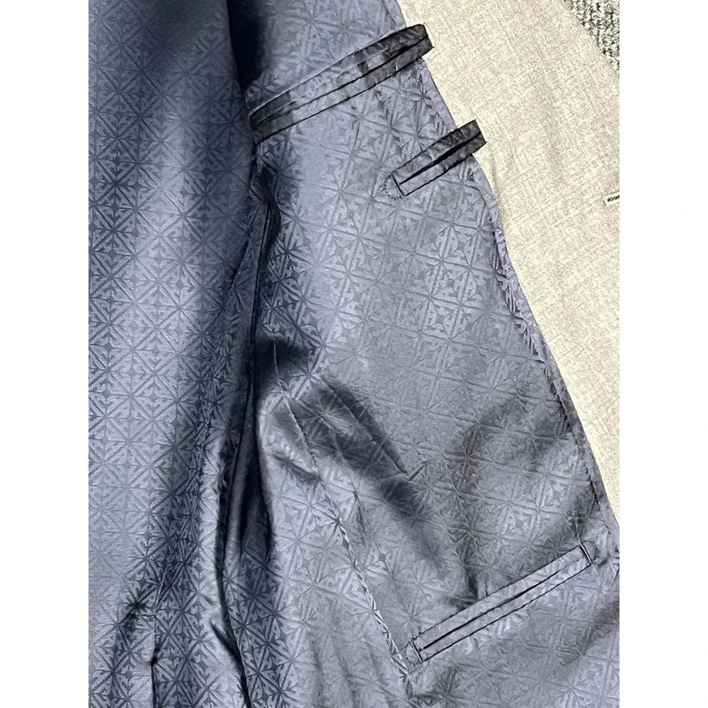 NWT Hardy Amies Savile Row London Men's Grey Wool Blazer Suit‎ Jacket 38R Slim