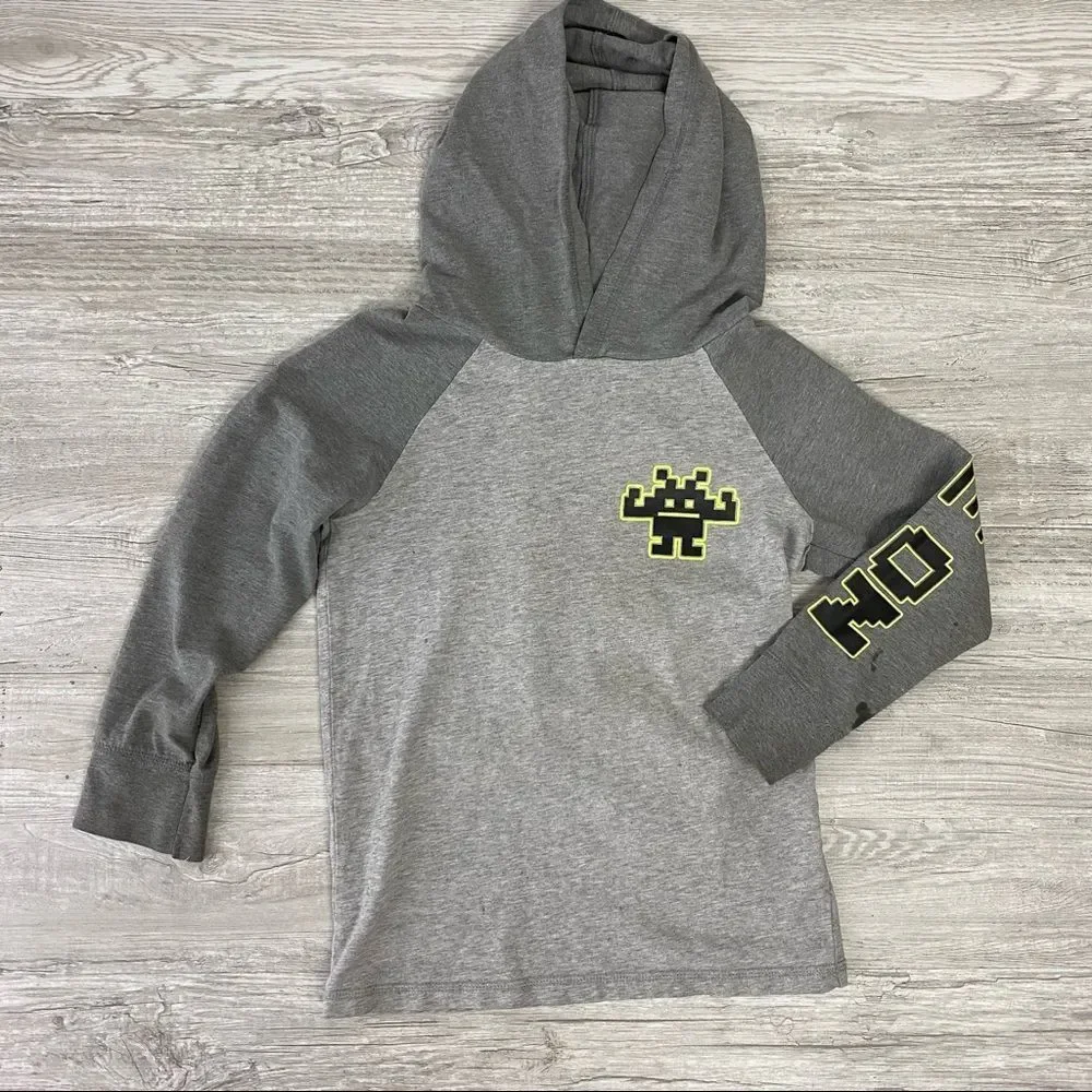 Oshkosh Gray Game On Hoodie Sweater