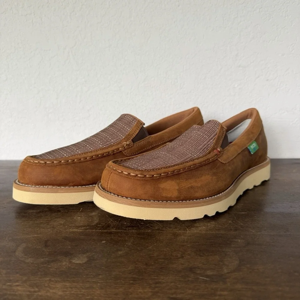 Twisted X Mens ECO TWX Casual Shoes MCA0037 Slip On Size 11‎ Coffee & Saddle