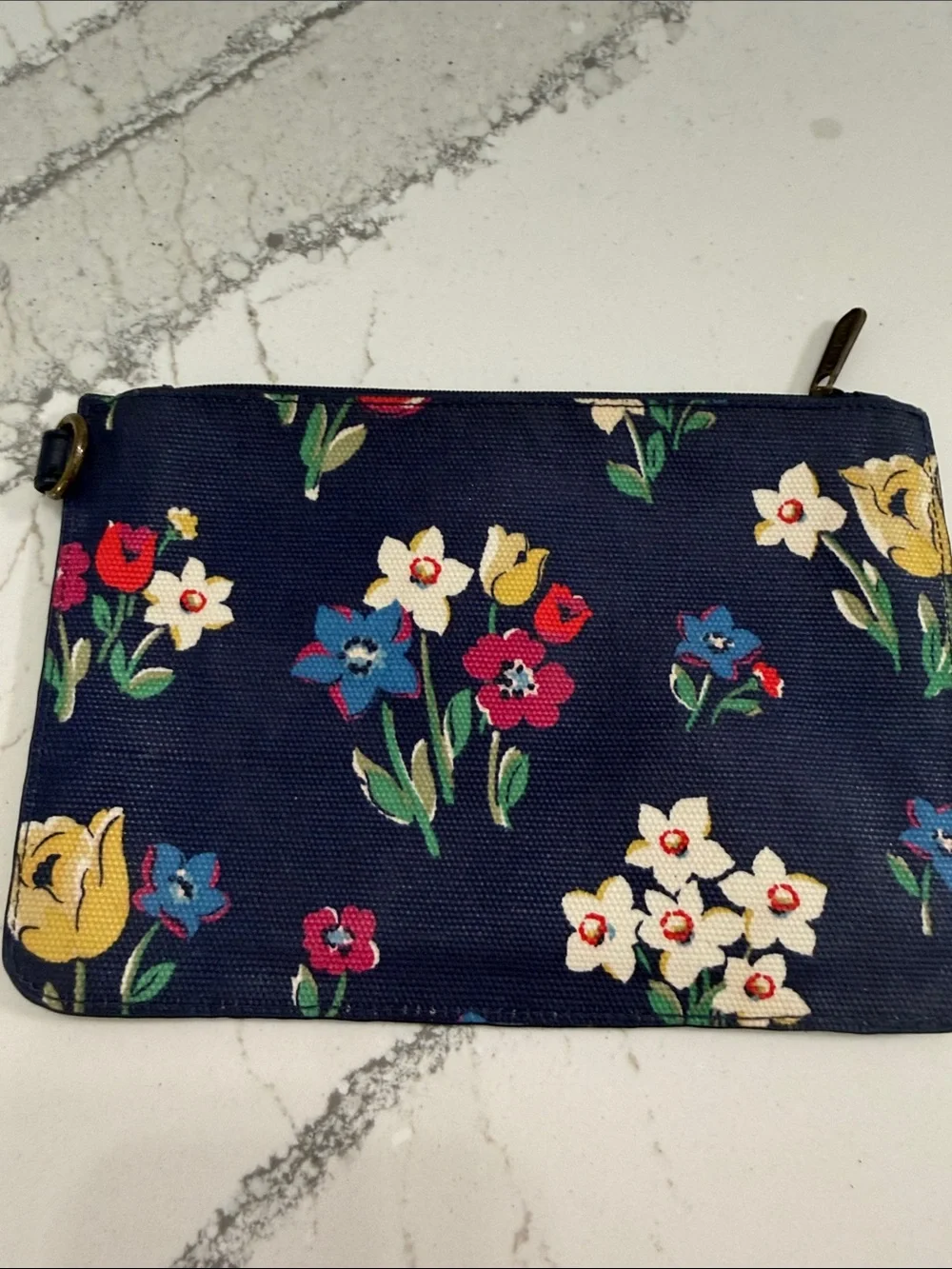 Cath Kidston navy zip