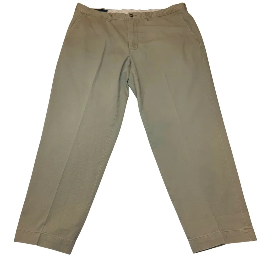 Polo Ralph Lauren Preston Pants‎ Khaki Chinos Tan Beige 38x30 VTG Classic Fit