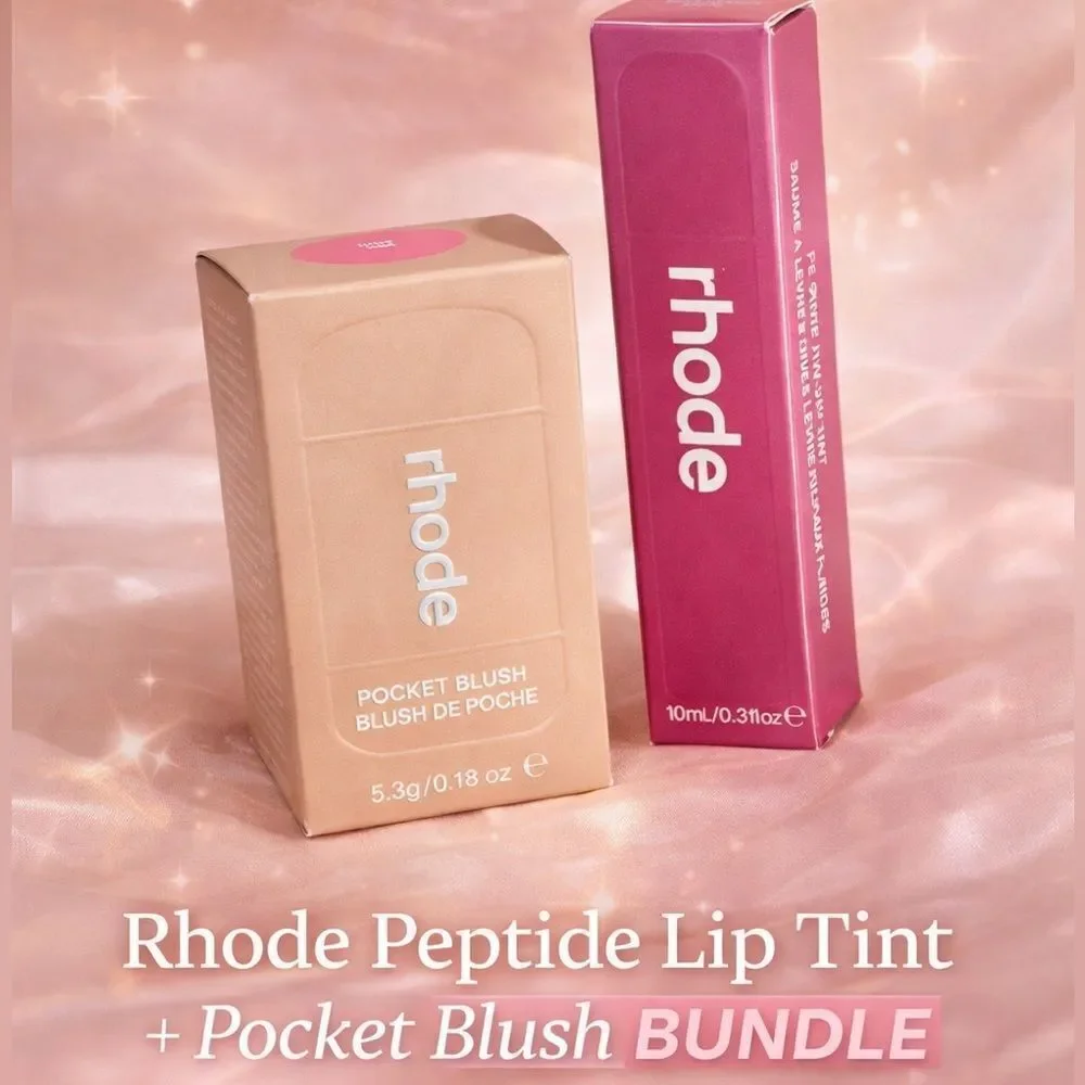 ✨ RHODE Makeup Duo – Lip Tint Rasberry Jelly + Pocket Blush in Juice Box✨NEW