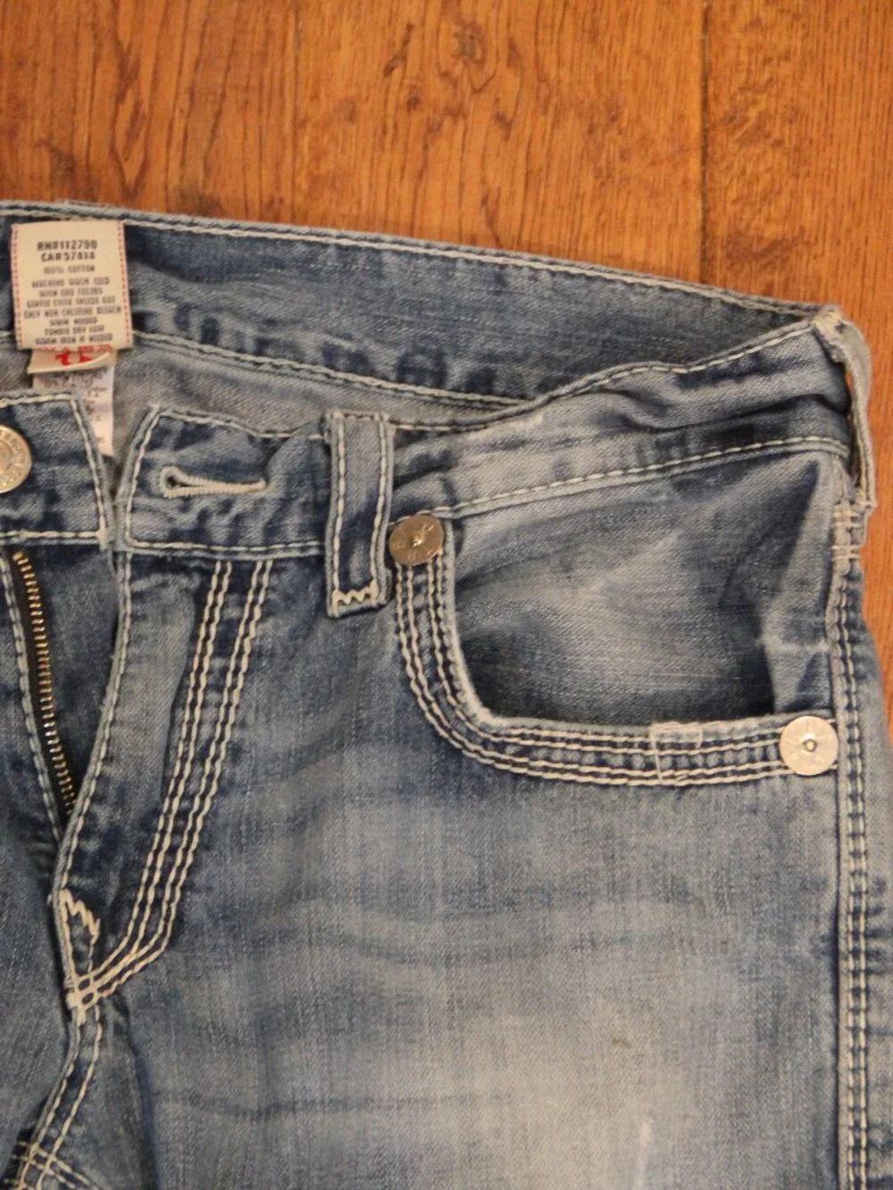 True Religion religion washed worn