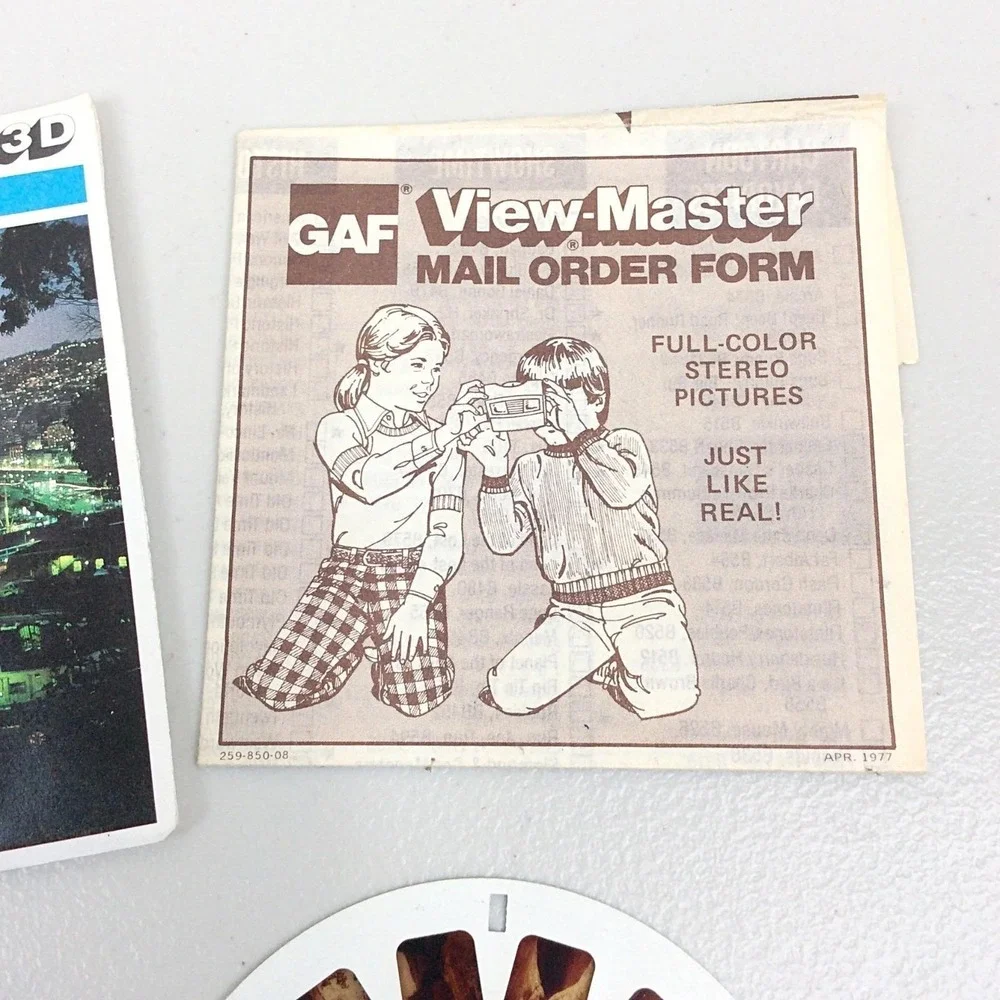 GAF viajes view vintage