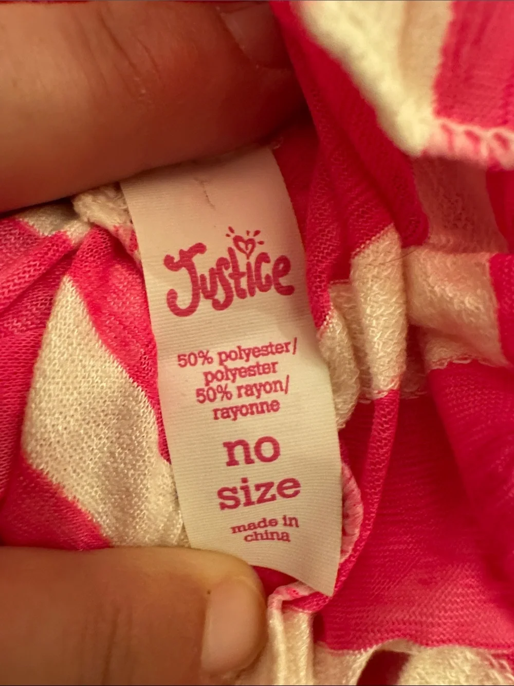 Justice infinity scarf