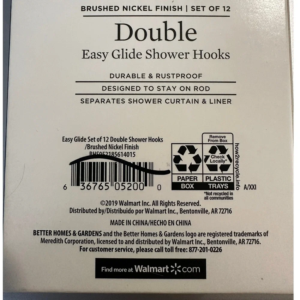 Better Homes And Gardens brushed nickel