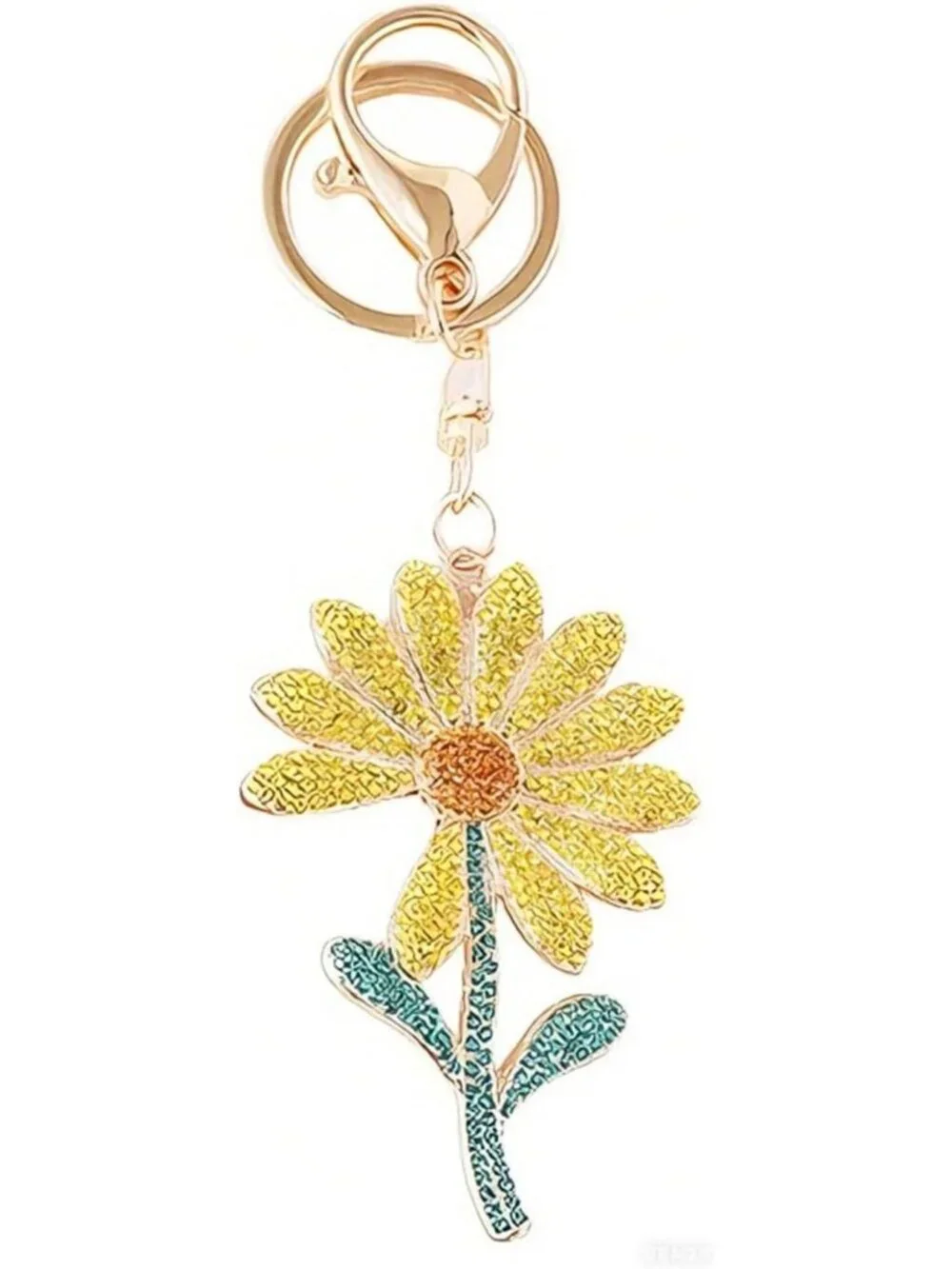 Sparkling Rhinestone Key Ring for Women | Luxury Alloy Keychain for Car & Bag