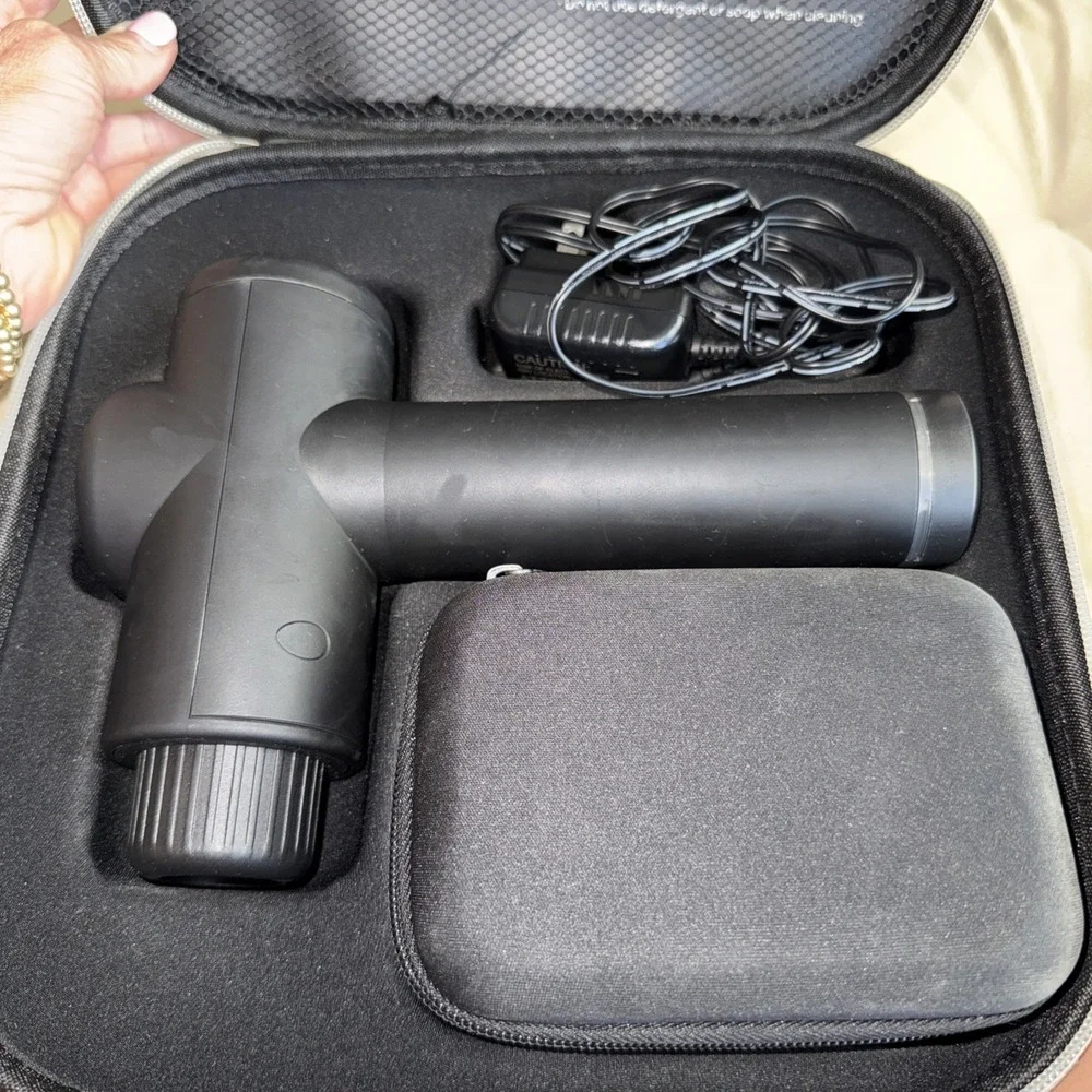 Sharper Image Powerboost Deep‎ Tissue Massager with power cord, and attachments