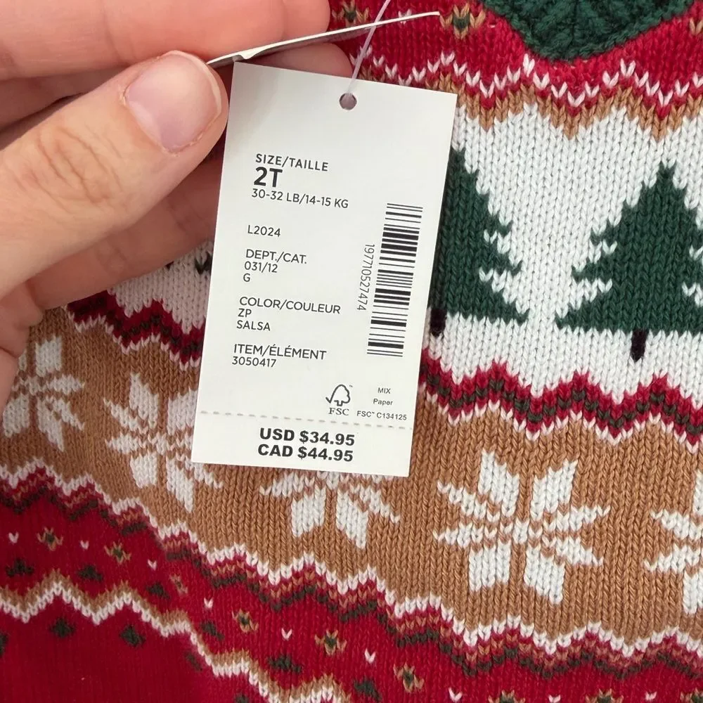 Gymboree festive sweater