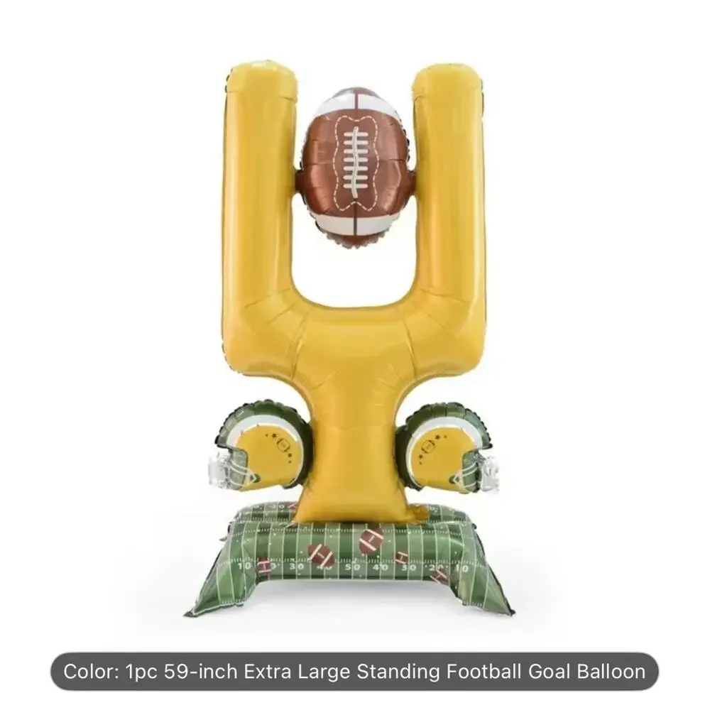 Football party balloon decor