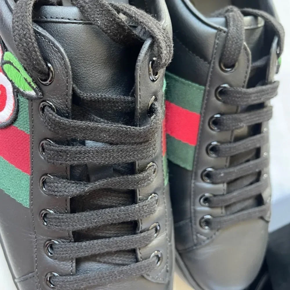 Gucci ace leather