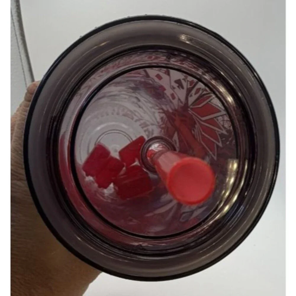 🃏🥤Harley Quinn Cup –NEW (No Tags) w/Lid & Straw–DC Comics Travel Tumbler! 🃏🥤
