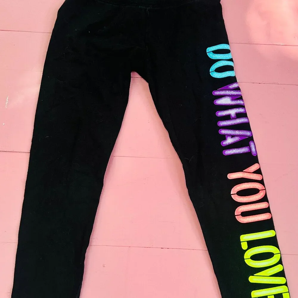 Justice girls black