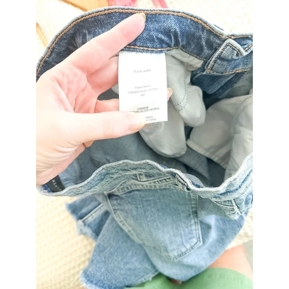 Silver Jeans y2k silver