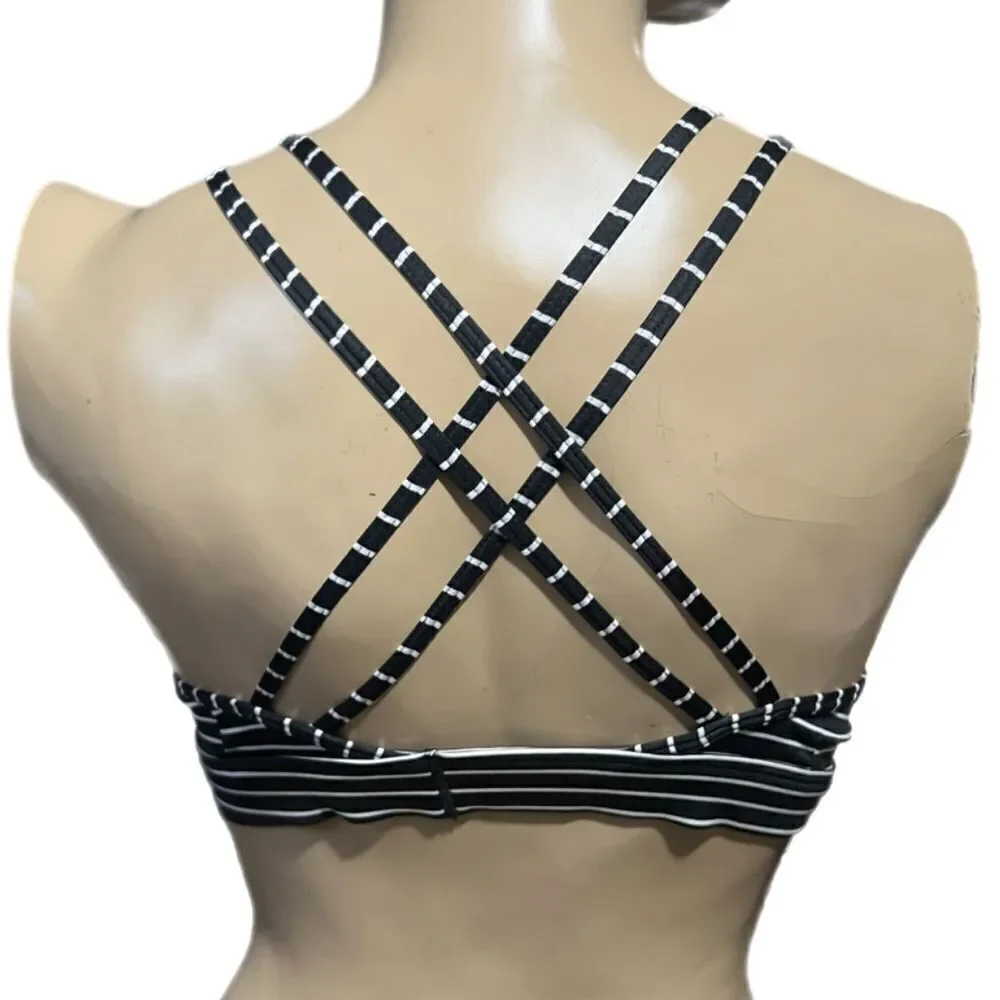 Victorias Secret Vsx Strappy back padded with removable padding sport bra L