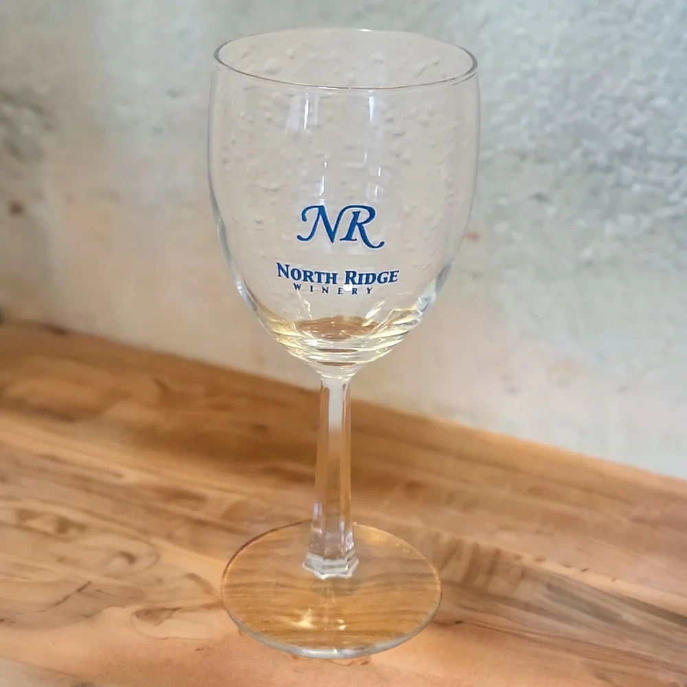 North Ridge Winery Crystal Clear Footed Stemmed Wine Glass North Branch MN