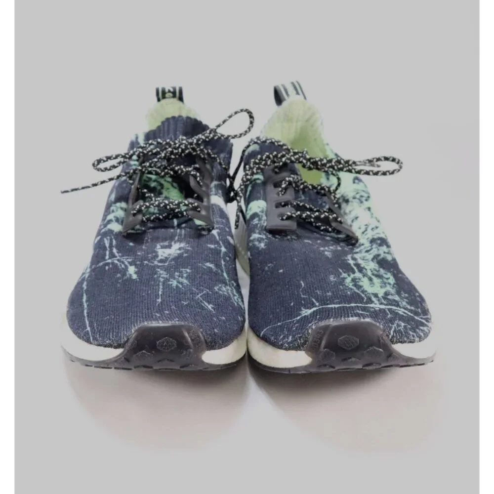 Adidas NMD R1 PK Primeknit Nomad Green‎ Marble Flash BB7996 Mens Size 8.5
