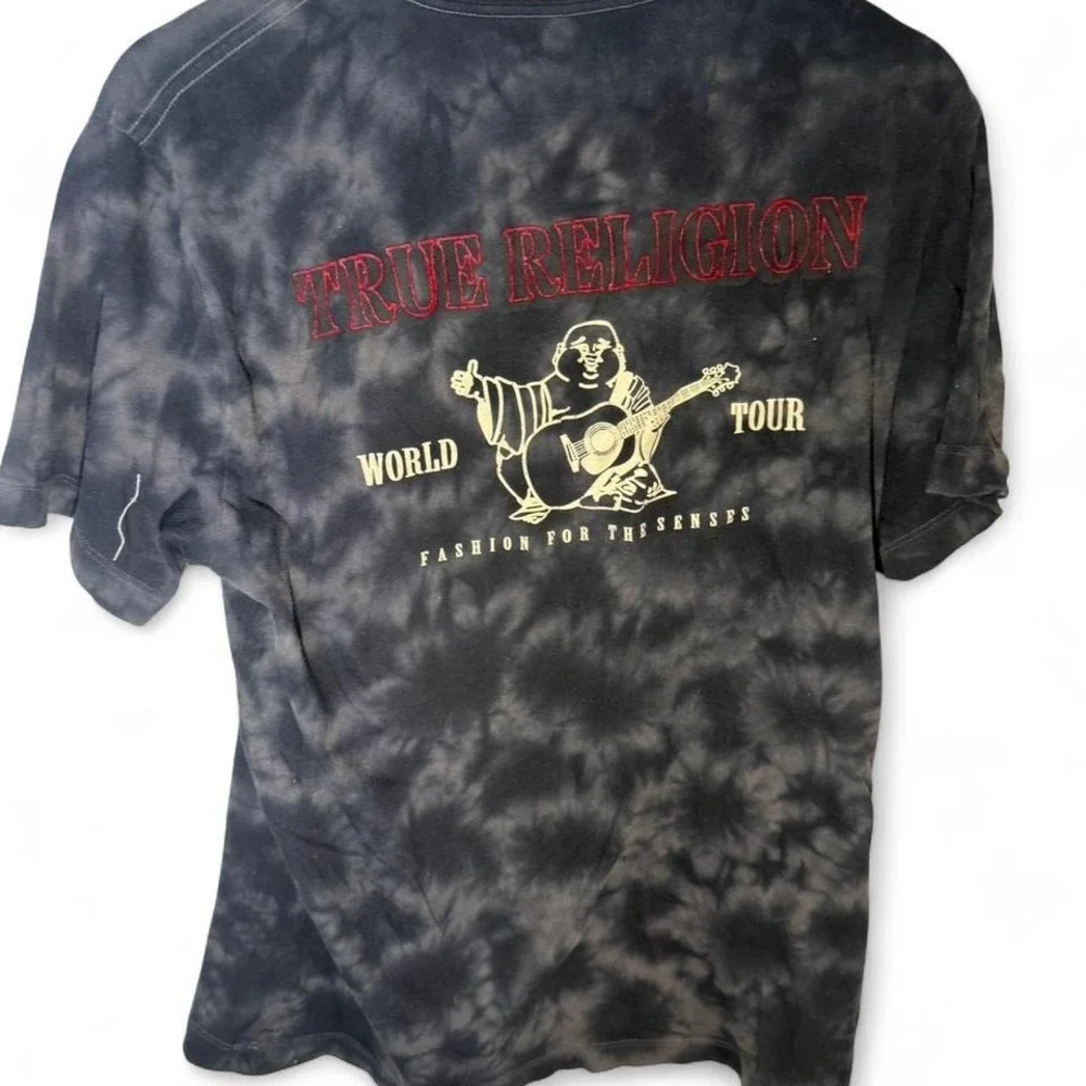 True Religion branding displays streetwear