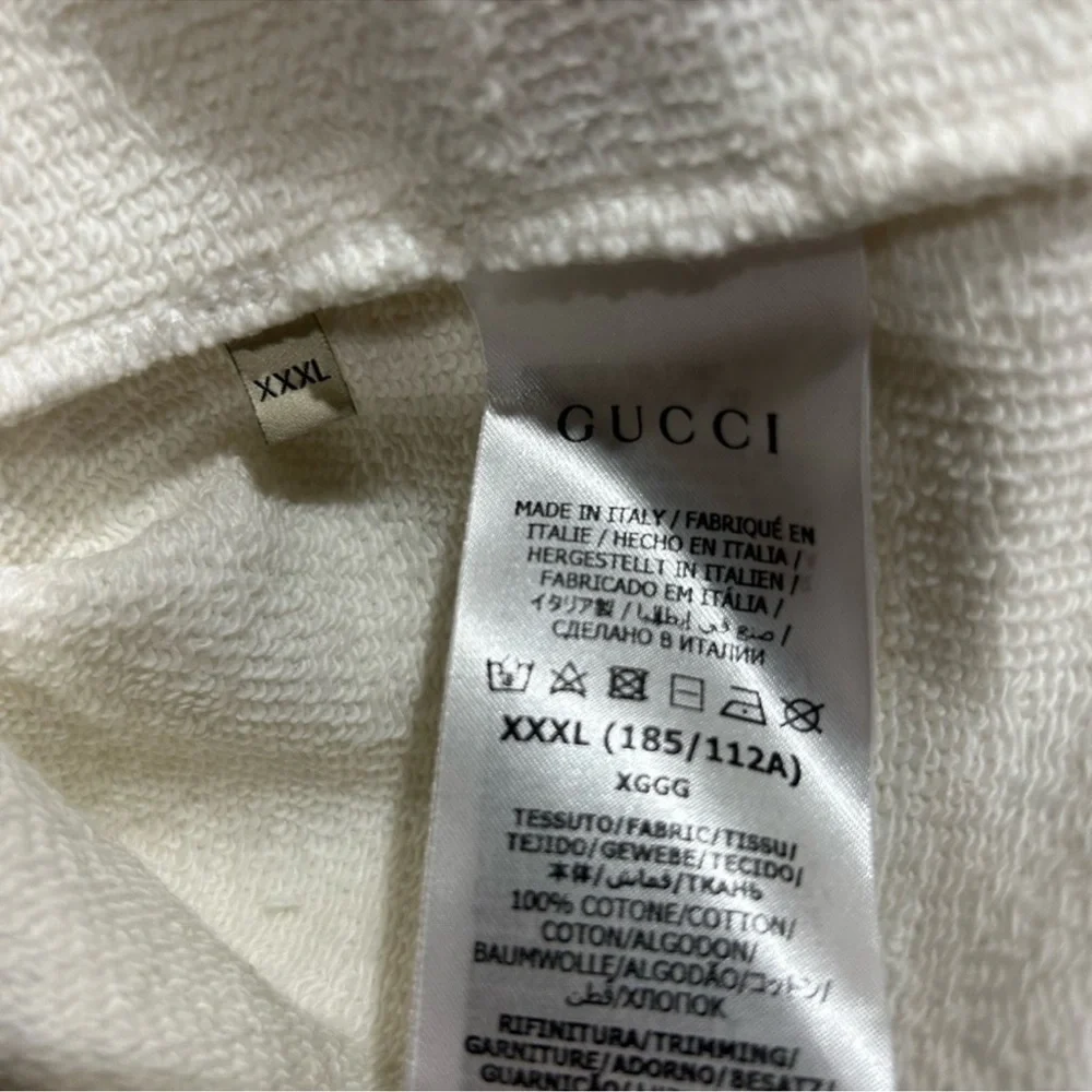 Gucci white hoodie