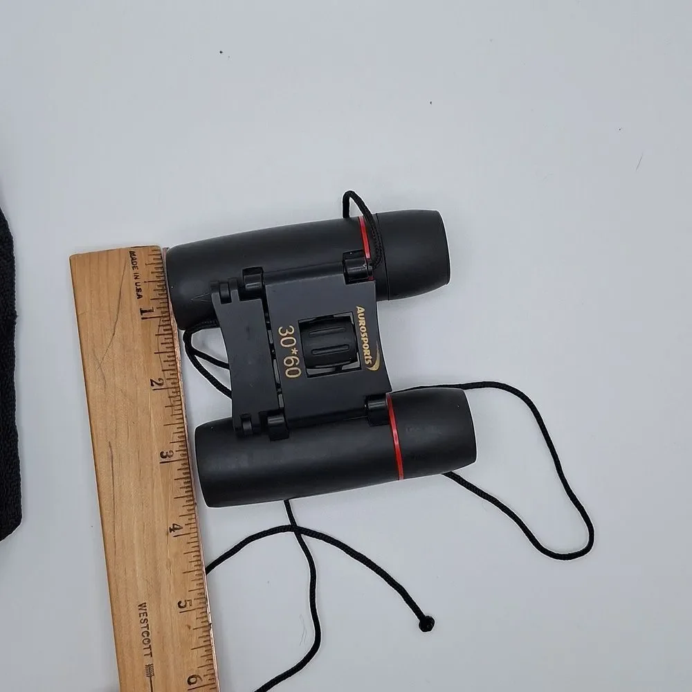 Black AURORASPORTS Binoculars with Case