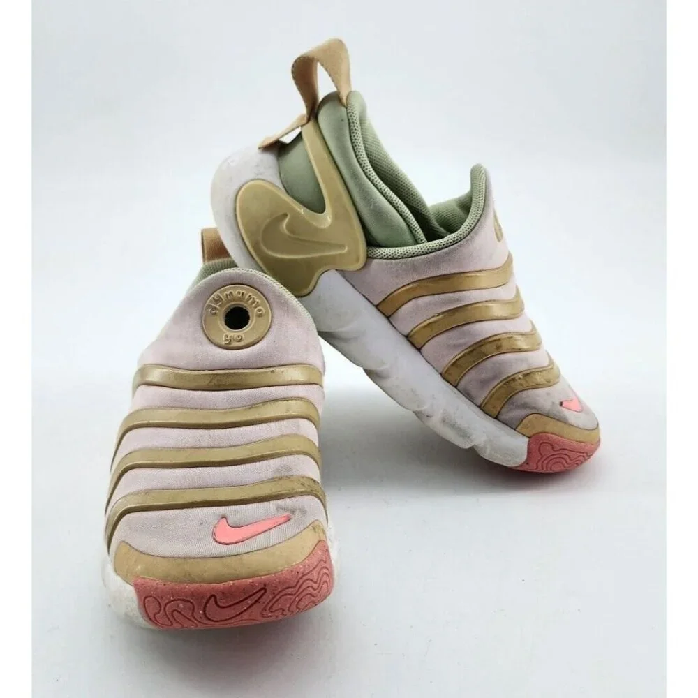 Nike Dynamo Go‎ Low Toddler Sneaker Shoes Pink Foam Sesame DH3437-600 Size 10.5C