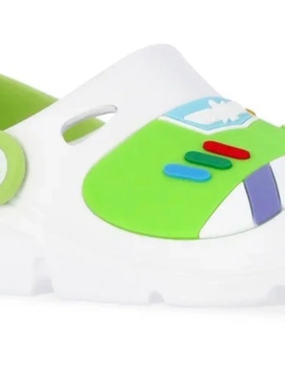 Disney Pixar Toy Story Kids' Slip-On Clogs - Buzz Green & Woody Brown