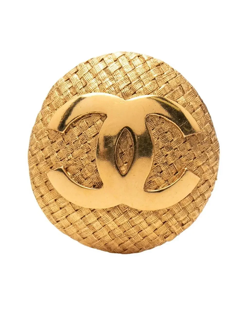Chanel Cc Logo Brooch Metal #247020C75B