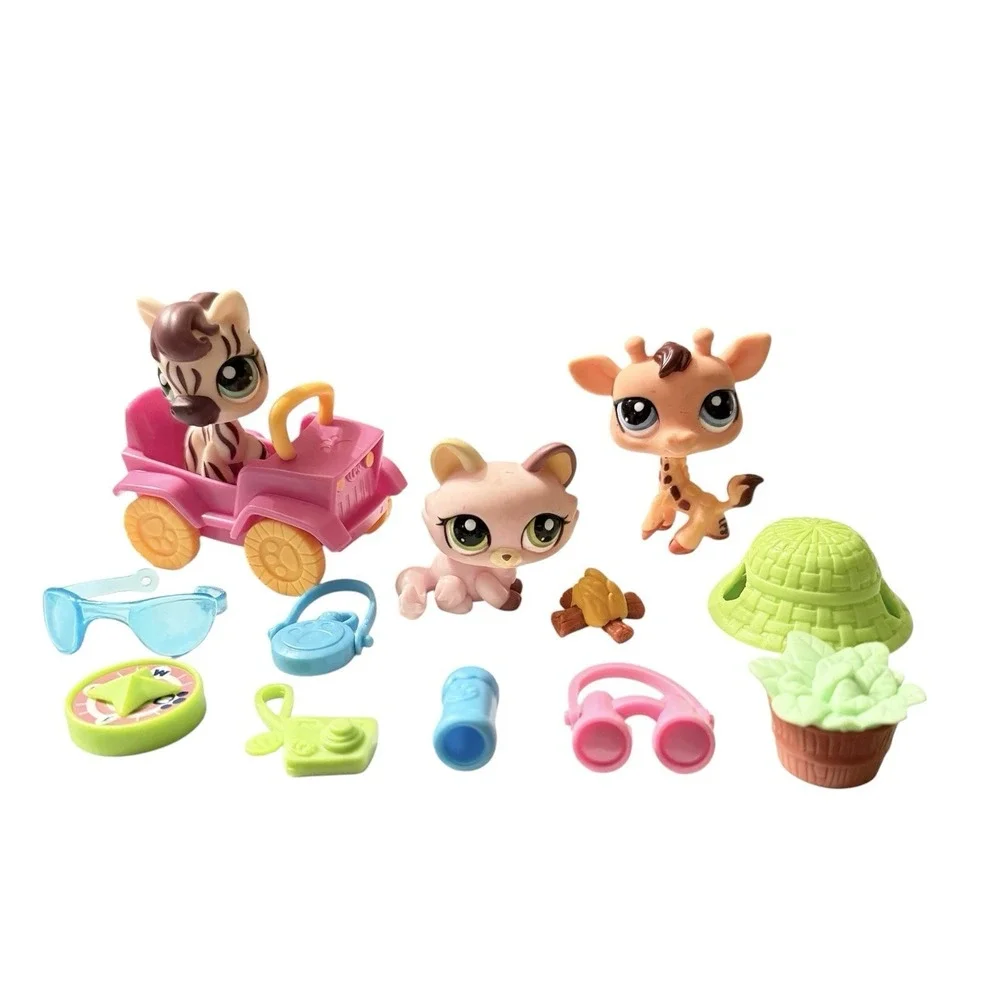 LPS Littlest Pet Shop Search 'n Safari Set 1488 1489 1490 Authentic 2011