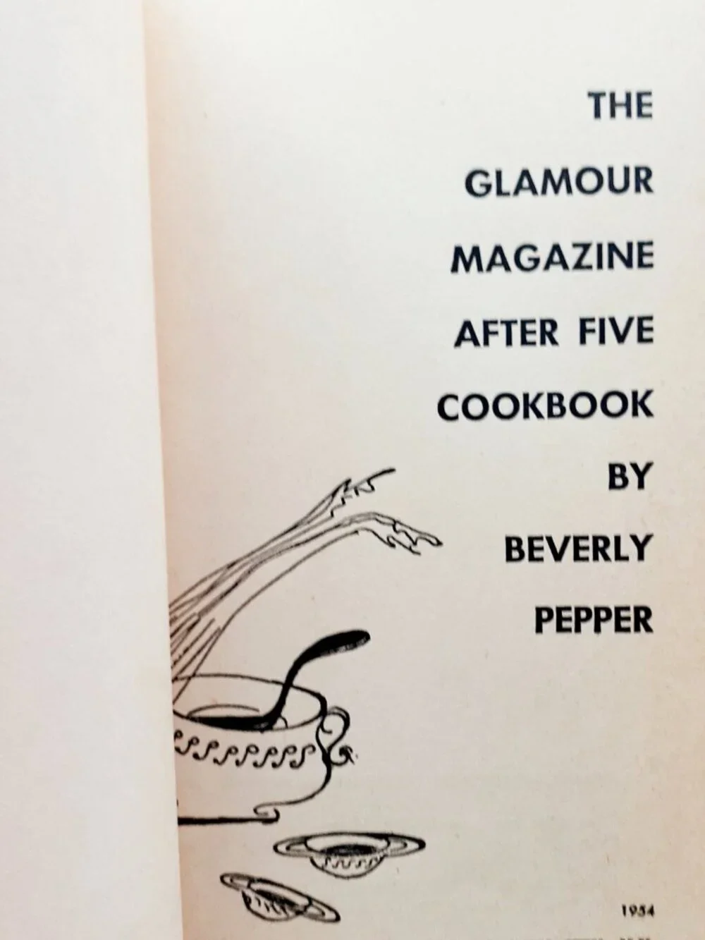 Vintage glamour magazine
