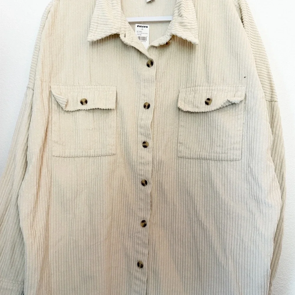 RSQ corduroy button