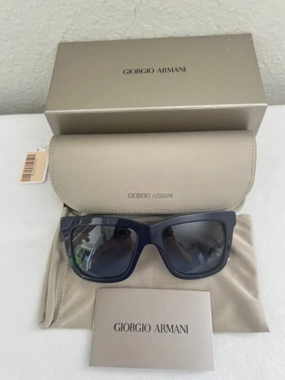 Giorgio Armani AR8024 5147 Sunglasses Navy Blue