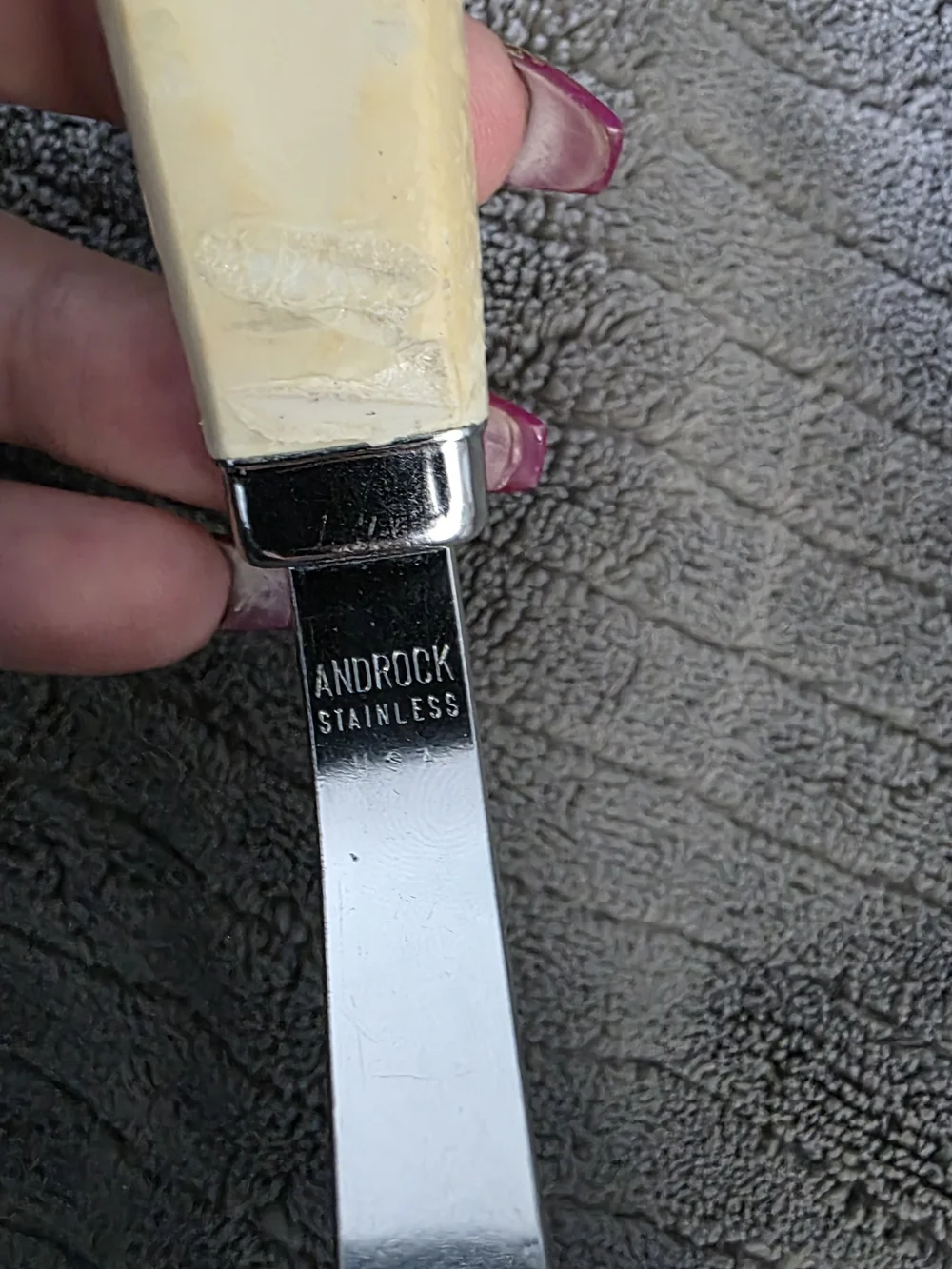 Androck vintage stainless