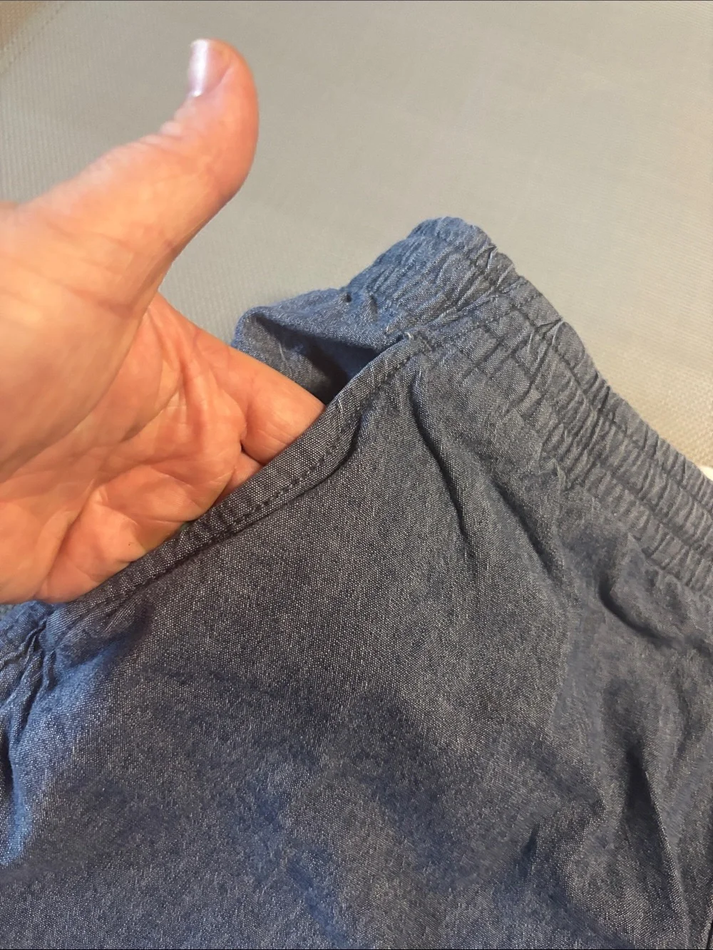 J. Crew soft chambray