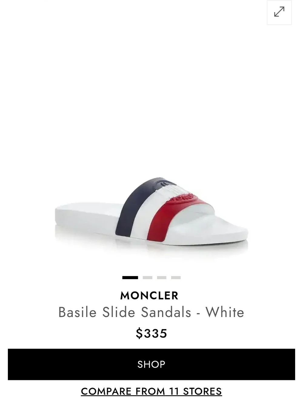 Moncler slide sandals