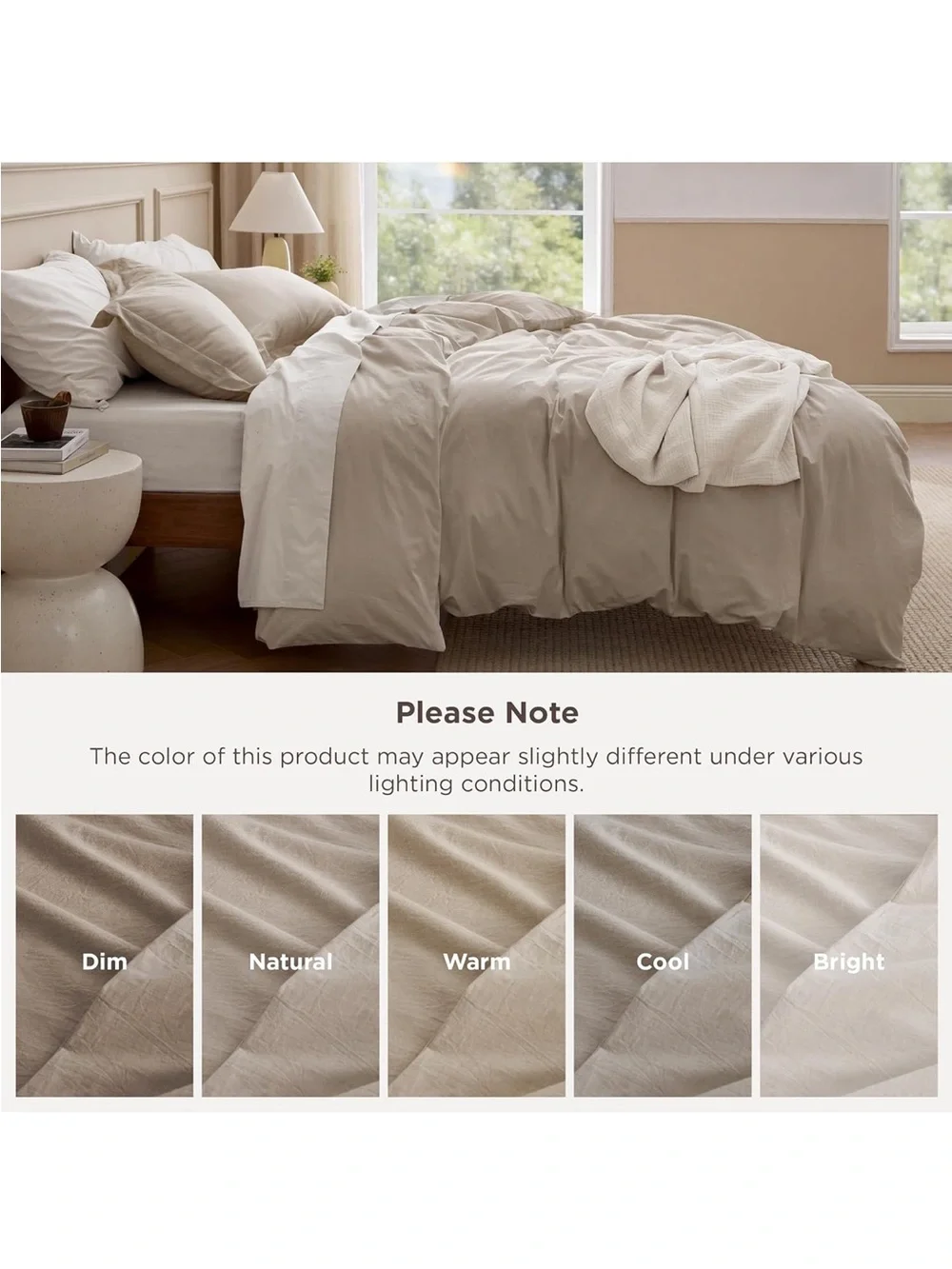 Bedsure 100% washed