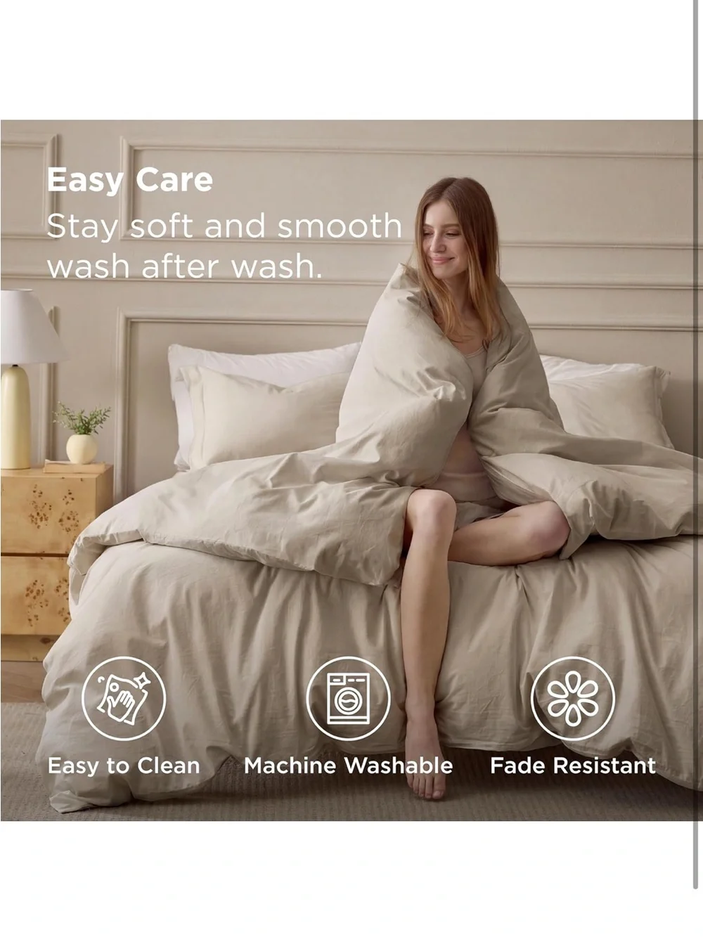 Bedsure 100% washed