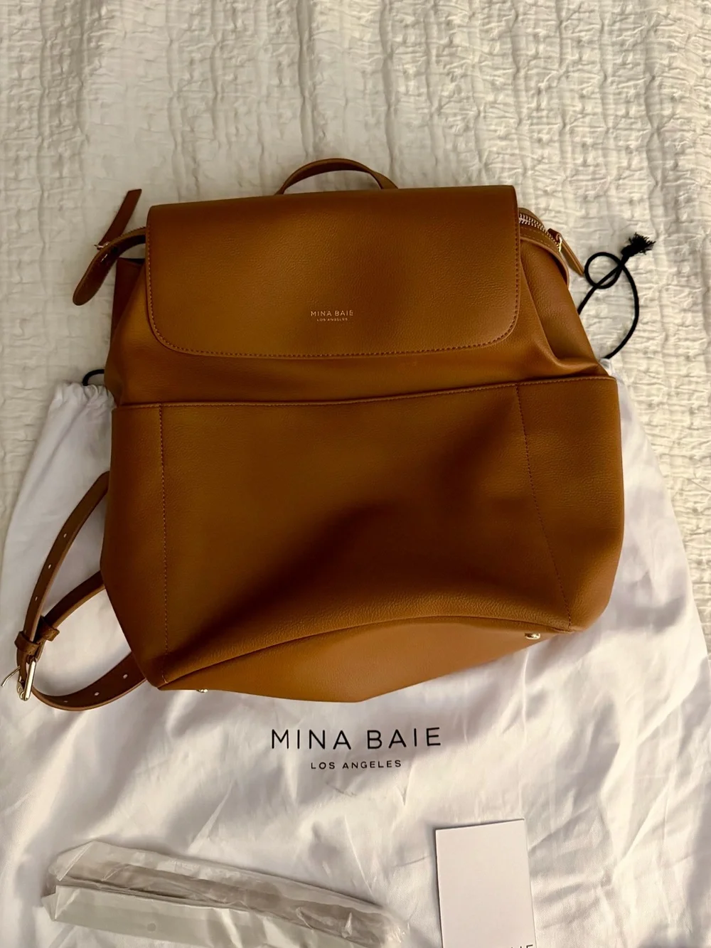 Mina Baie Kinny Brown BabyBag/Backpack