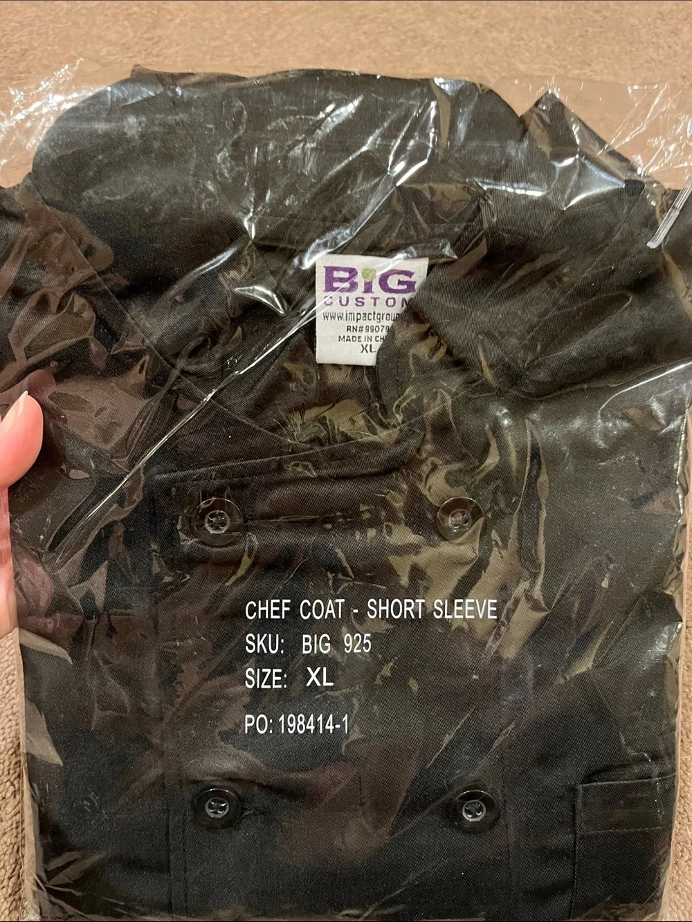 Big Custom black unisex