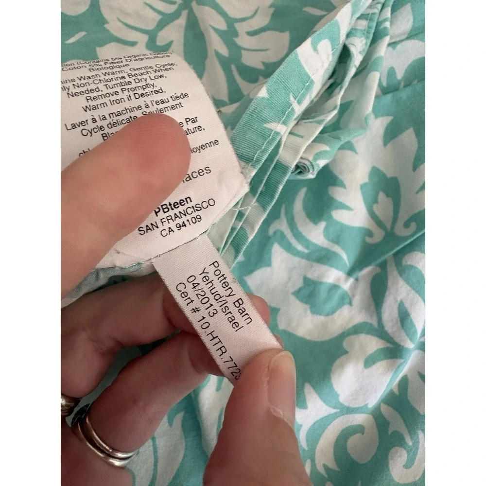 Pottery Barn few let laundered