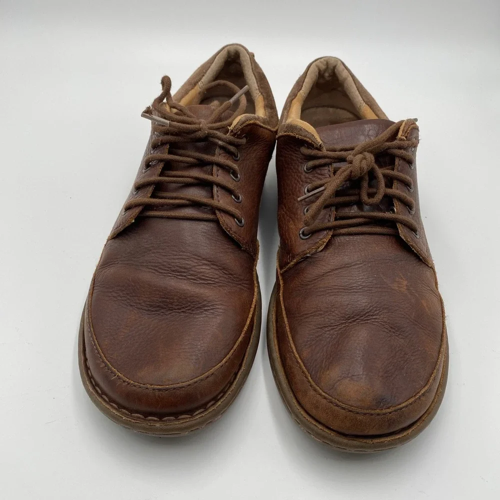 Born 11.5 M Leather Brown Lace Up Casual Comfortable‎ Oxford Shoes Men's