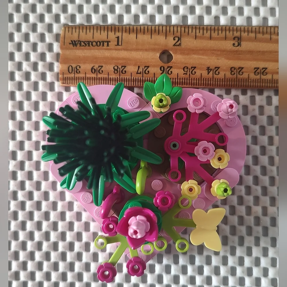 Lego botanical heart