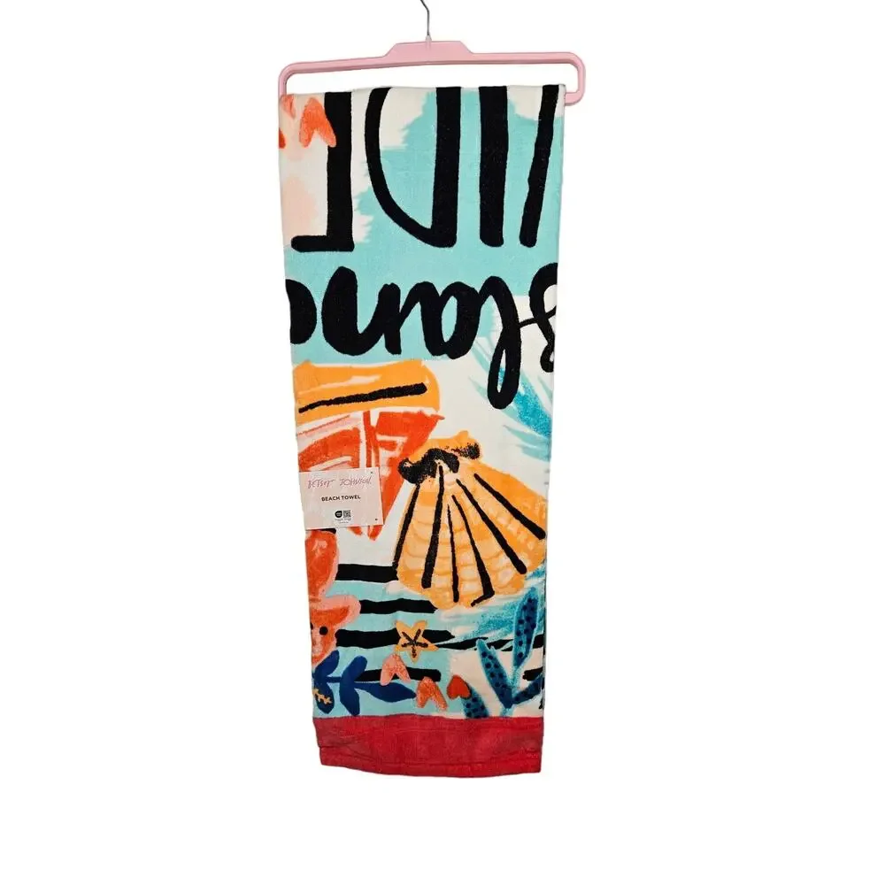 Betsey Johnson NWT Beach Towel 