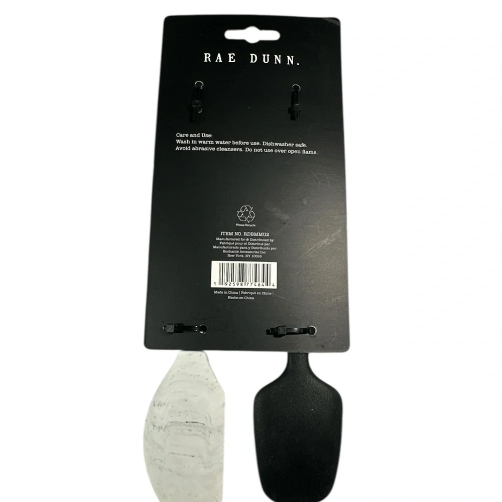 NEW Rae Dunn FLIP & MIX Mini Utensil 2pc Set