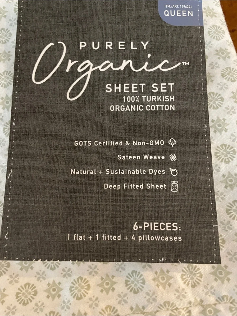 Purely Organic comfortable soft